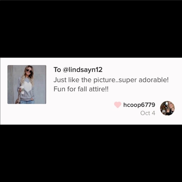 🆕🍁Last One🍁Beige Knit Heart Sweater - Picture 7 of 7